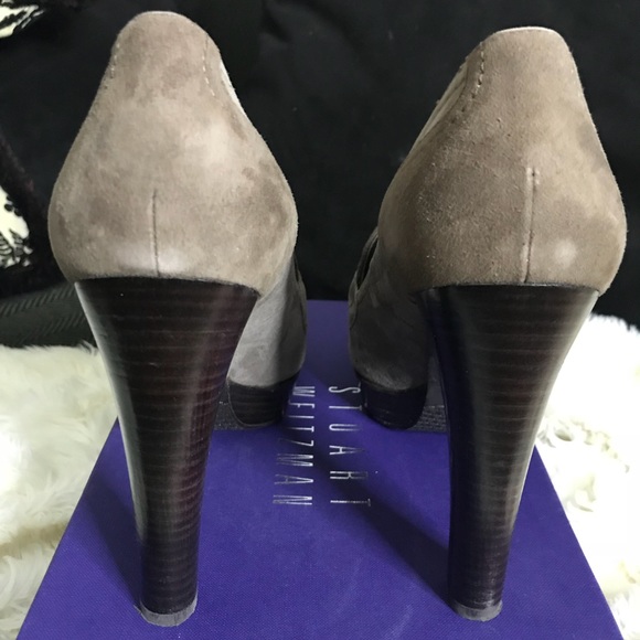 Authentic Stuart Weitzman Tassup Platform Pumps - Picture 4 of 6